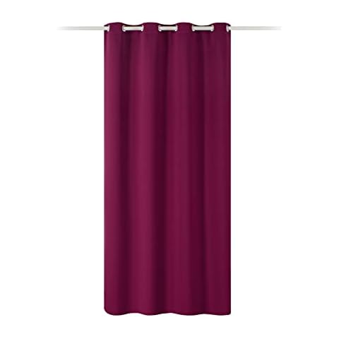 JEMIDI Opaque Light-Blocking Eyelet Curtain Cover