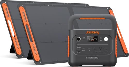 【Jackery】Solar Generator 1000 New 1070Wh Jackery Solar Generator 1000 v2 with 2X SolarSaga 100W,1070Wh