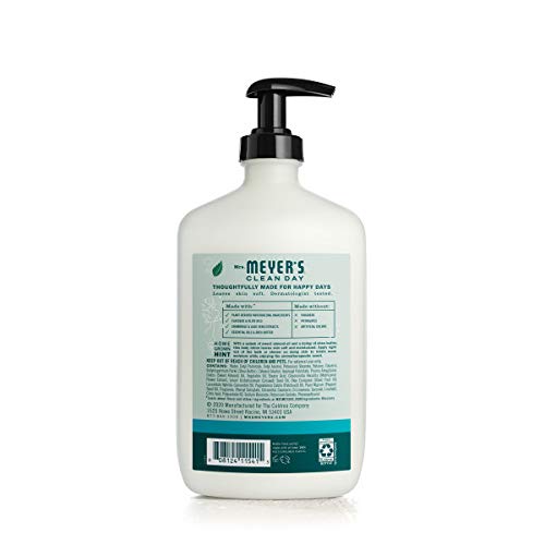 MRS. MEYER'S CLEAN DAY Body Lotion for Dry Skin, Non-Greasy Moisturizer Made with Essential Oils, Birch Wood Scent, 15.5 oz