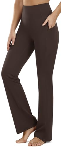 Legging évasé taille haute pour le bureau et les séances de gym