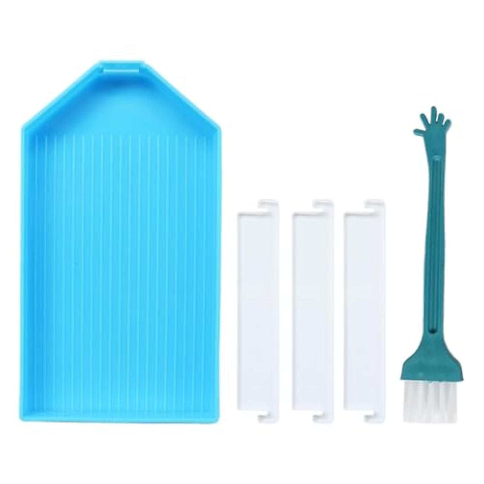 Diamond Craft Tray Kits Organizer with Dividers Blue