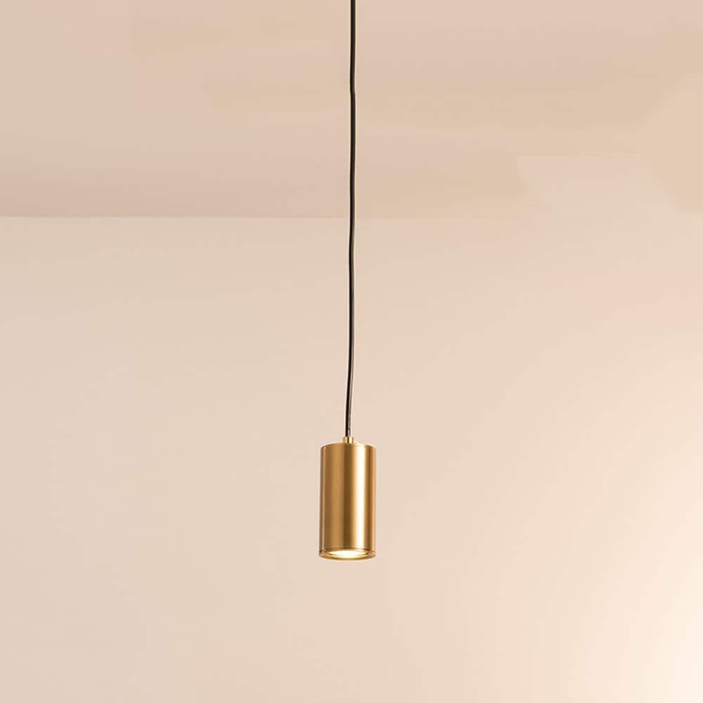 Suspension minimaliste en métal brossé pour une décoration d'intérieur raffinée