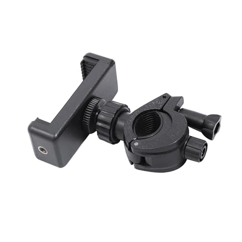 NUEAYMS Clip de de Perche à Selfie Multifonctionnel pour Smartphones, tablettes, Longueur de réglage, tête rotative à 360 degrés, Pince de Smartphone...