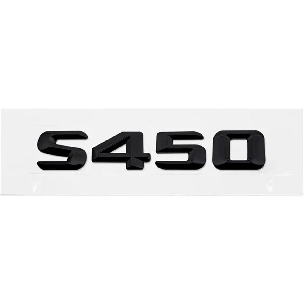 YTQMoreBNZ YYDStes Car Rear Emblem Sticker Trunk Tail Badge Decal Compatible With Mercedes Benz S400 S420 S430 S450 S500 S550 S600 S650