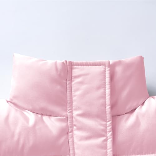 Songling Boys Girls Puffer Vest Stand Collar Full Zip Sleeveless Bubble Puffy Jacket Quilted Padded Warm Coat Outwear2