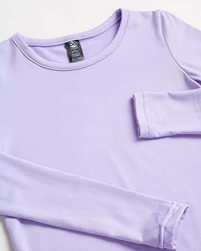 Rene Rofe Girls' Performance Thermal Underwear Set - 4 Piece Cozy Fleece Long Johns Base Layer Set for Girls (Sizes: 2T-16)4