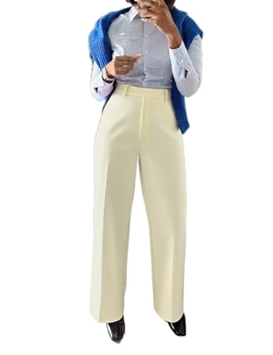 OLAMIOSO Wide Leg Business Trousers, Womens Wide Leg Pants