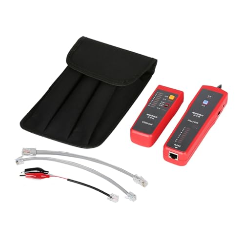 Comprobador De Cables De Red, Rastreador De Cables, Comprobador De LAN, Herramienta De Prueba De Cables Portátil For Mantenimiento De Red Ligero Y PortáTil