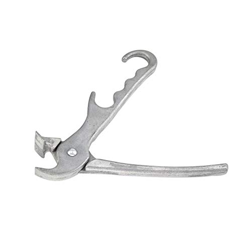 SHANGPEIXUAN Pizza Pan Gripper for Deep Pizza Pans,Heavy Duty Cast Aluminum Pan Tongs,Great for Pulling Hot Pizza Pan out of the Microwave,Oven … - Thumbnail 6