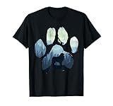 Great Pyrenees Dog Paw Mom Dad Mountains T-Shirt