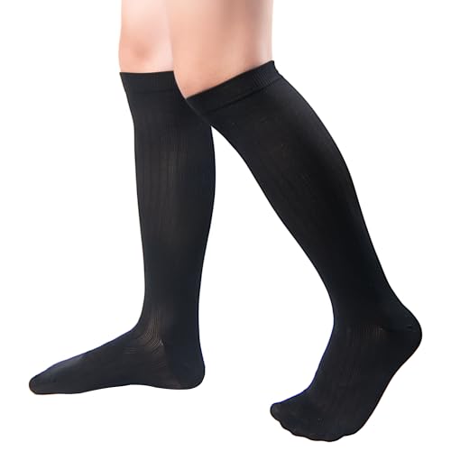 Knee High 8-15 mmHg Graduated Compression Socks 3-Pack3