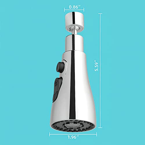 Areatore per Rubinetti 360° Girevole con 3