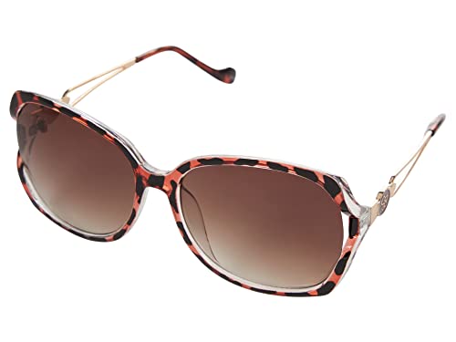 Jessica Simpson 63 mm J6010 Tortoise de grands verres contre l'éblouissement