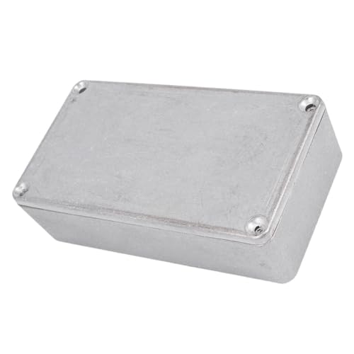 BESTonZON Aluminum Enclosure Case for Guitar Pedal Box Enclosure 7.40 4.72 w x 1.46 h Aluminum