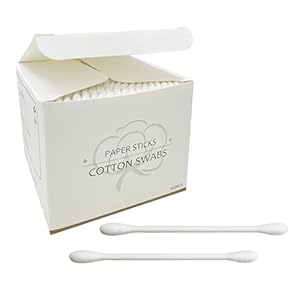 Suizwmou Papier Wattestäbchen 500 Stück