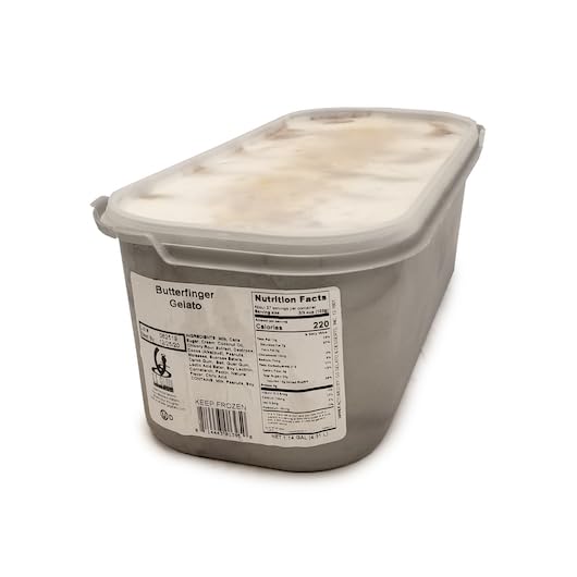 Image of G.S. Gelato Gelato Tub 5 Liter, Pack of 1 (Butterfinger)