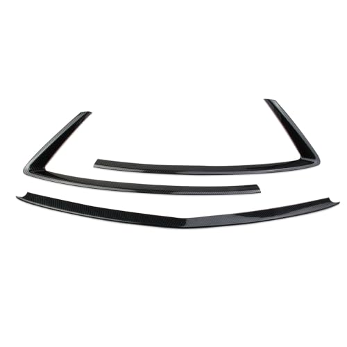 Image of crosselec Front Grille Frame Cover Trims Accessories for 2022-2025 Acura MDX (Carbon Fiber Pattern)