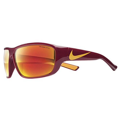 Nike Mercurial 8.0 Team Sunglasses - EV0892 (Team Red/Gold Frame (Grey w/ML Red Flash Lens))