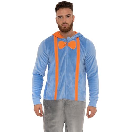 Blippi Onesie | Novelty Onesie For Men | Mens Fleece Onesie | Sizes Small To XX-Large2