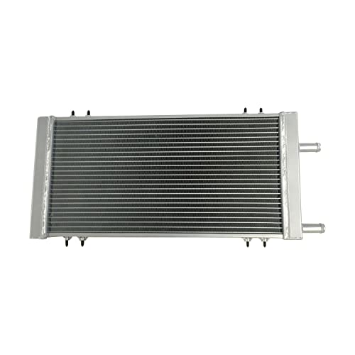 HCHCSPEED 2 Rows Universal Aluminum Radiator Air to Water Intercooler