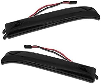 Miniatura 2 de eLoveQ Luces de marcador de espejo lateral LED ámbar con lente ahumada, compatibles con Ford F150 2009-14 y SVT Raptor 2010-14, reemplaza