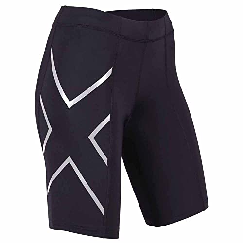Amazon.com : 2XU Core Compression Shorts Black/Silver SM