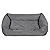 FEANDREA Dog Bed, XXL Dog Basket, Comfortable Dog Sofa, Cosy Pet Bed in Bedroom, Living Room and Hallway, Easy to Clean, Non-Skip, 100 x 70 x 28 cm, Grey PGW28G
