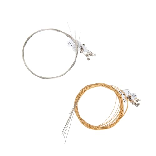 Abaodam - Abaodam 24-string Lyre Harp Replacement Steel Strings Set with Numbered Markings, Full Lyre Accessories for Stringed Instruments, Suitable for Music-making and Harp Repairs - -38%