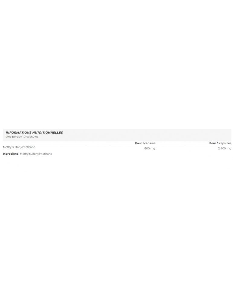 Scitec Nutrition | Mega Msm (100 Caps) | MSM | Source de sulfure organique