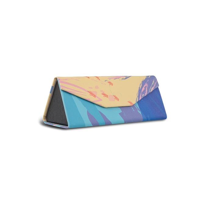 Image of Eyeglass Case Hard Shell, Portable Sunglass Case, fashionable PU Leather Eyeglass Case, Lightweight