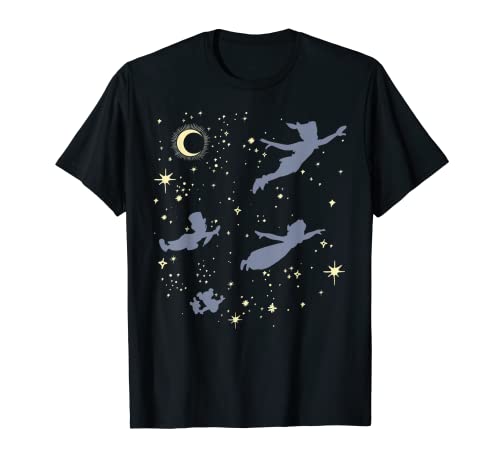 Disney Peter Pan Starry Flight Silhouette Camiseta