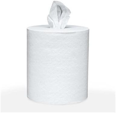 Scott 01032 Roll-Control Center-Pull Towels, 8 x 12, White, 700/Roll, 6 Rolls/Carton