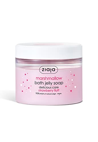 Ziaja Marshmallow Strawberry Fluff - Bath Jelly Soap image 3