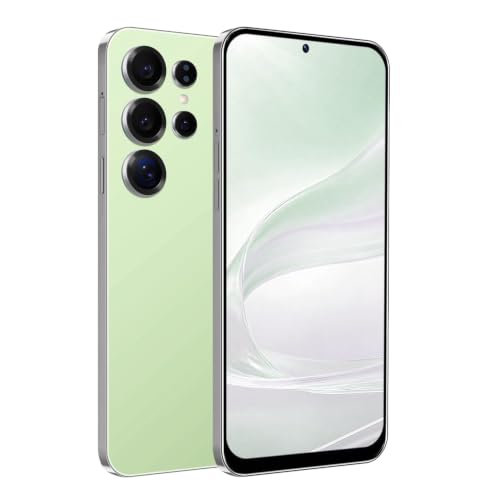 MTGud 4G Smartphone Desbloqueado, Android 12.0 Teléfonos móviles con Pantalla HD + 6.6'', 4GB + 32GB ROM / 256GB SD, 4G Dual SIM Dual Cámara, ID Cara + WiFi+GPS+OTG (S25Ultra Green)