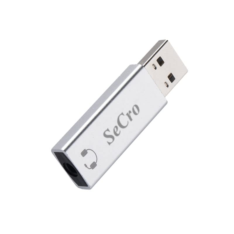 SeCro External USB Audio Adapter Sound Card with One 3.5mm Aux TRRS Headphone Jack for Integrated Audio Out & Microphone in for Windows/Mac/PC/Laptop/Desktop/PS5/PS4 [ Do Not Work for TV or Car ] (B0B51K33ZJ) Amazon Price History, Amazon Price Tracker