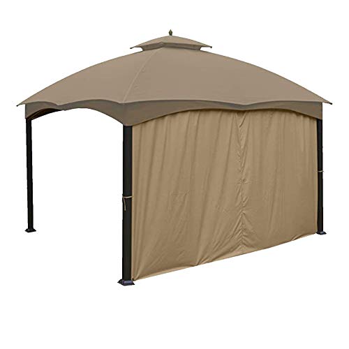 Coastshade Gazebo Replacement Curtain For 8X8 Or 10X10 Or 10X12 Outdoor Gazebo,6.7Ft Height,Only 1 Panel Sidewall,Autumn Gazebo Sidewall,Khaki #TOP1