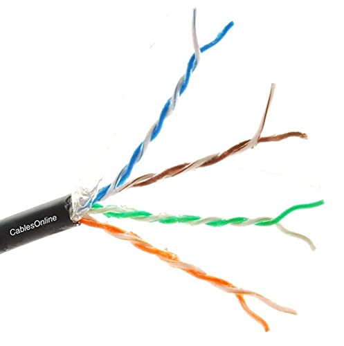 Cable CAT6 250ft 23AWG Cobre Puro Exterior Enterrado miniatura 1