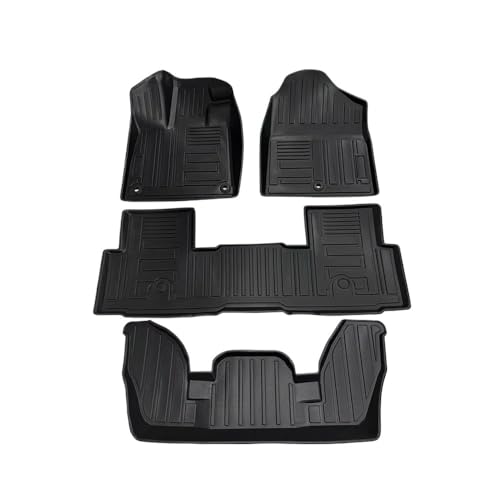 Tapis de sol de voiture YG1 2 2023-2024 | Tapis pied doublure moquette 7 places