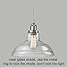 CLAXY Clear Glass Dining Pendant Lighting