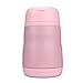Termosony termoizolacyjne z zupami 400ml Thermosy ze stali nierdzewnej Termosów próżniowych Lunch Box izolowana kolba z składaną łyżką (Capacity : 400ml, Color : Pink)