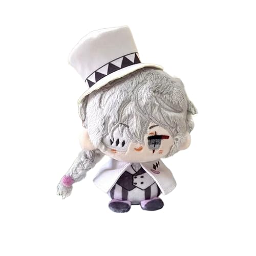 BSD Plushies Nakahara Chuuya Plush Dazai Osamu Soft Figure Stuffed Doll Anime Plushies Pendant Hanging Charm Decoration Gifts 4.72''