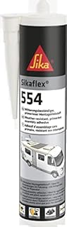 Sika flex-554 Versatile, Weather-Resistant, Primerless Mounting Adhesive, 300 ml Black