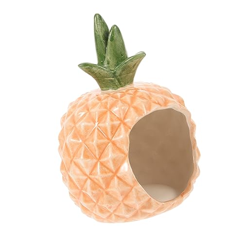 COSMEVIVI ハムスターセラミック巣 ペットメモリ うさぎ ト 記念品 洞窟 寝具 豚 モルモットのハムスターの隠れ家 セラミックハムスター小屋 チンチラ用ハムスター小屋 セラ