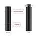 Tekson 10ml Travel Perfume Atomizer Refillable, Mini Cologne Spray Bottle Empty, Small Coffee Spray Bottle (Black)