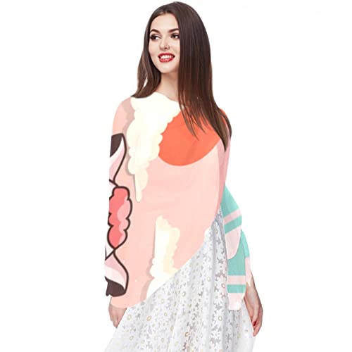 Foulard mousseline de soie à motif sans couture | Douceur et légèreté premium pour femme - 5