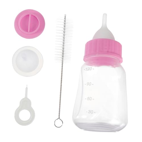 BUGUUYO Food Dispenser Cat Feeder Pet Nursing Bottles 120ml Safe Plastic Bottle