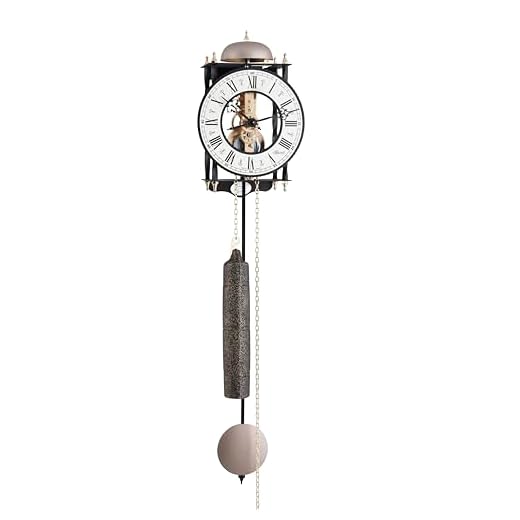 Hermle Classic 8-Day Chain-Driven Wall Clock with Bell Strike on Hour-70503-000701