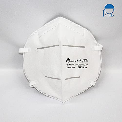 Hochwertige FFP2 NR Atemschutzmasken in hygienischer luftdichter Einzelverpackung, mit CE2849 von notifizierter Stelle INSPEC, 5 Stk Cover
