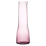 Fassungsvermögen  1 Liter Iittala Essence Karaffe Alfredo Häberli 2001, 100 cl, Hellrosa
