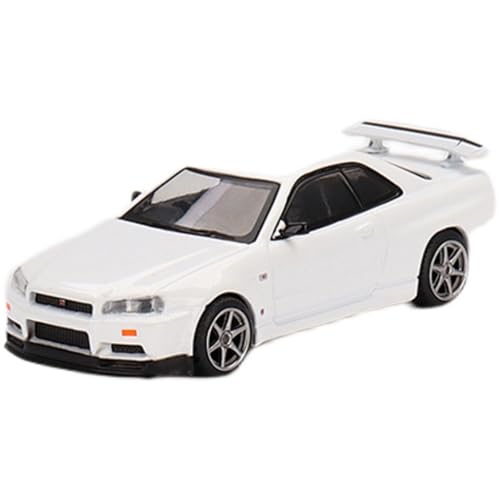 Voiture en alliage N1 blanc 1:64, le cadeau passe-temps idéal pour ados et collectionneurs